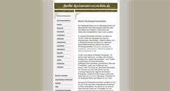 Desktop Screenshot of berlin-restaurantverzeichnis.de