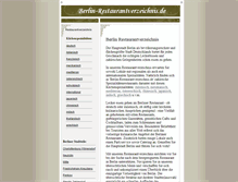 Tablet Screenshot of berlin-restaurantverzeichnis.de
